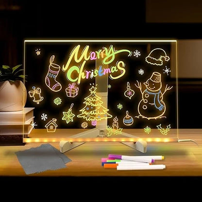 LumiBoard Kids™ – Pizarra Mágica LED Acrílica