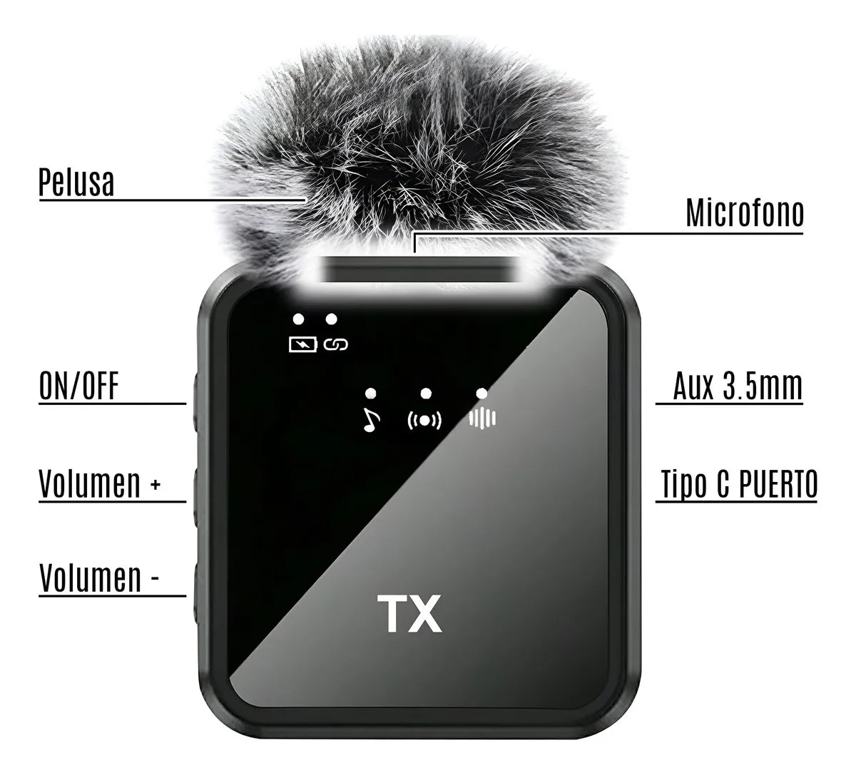 Micrófono Inalámbrico TX F15-2
